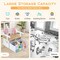 Costway 3 in 1 Kids Convertible Activity Bench Children Table & Chair Set with 2 Bins Grey/White